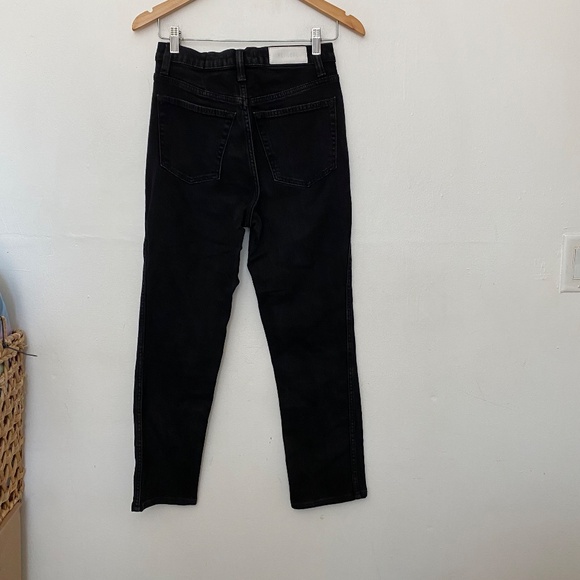 RE/DONE 80s Slim Straight-Leg Jeans in Black - Picture 6 of 8
